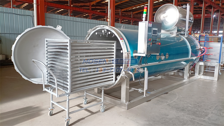 袋裝奶高溫高壓噴淋殺菌鍋